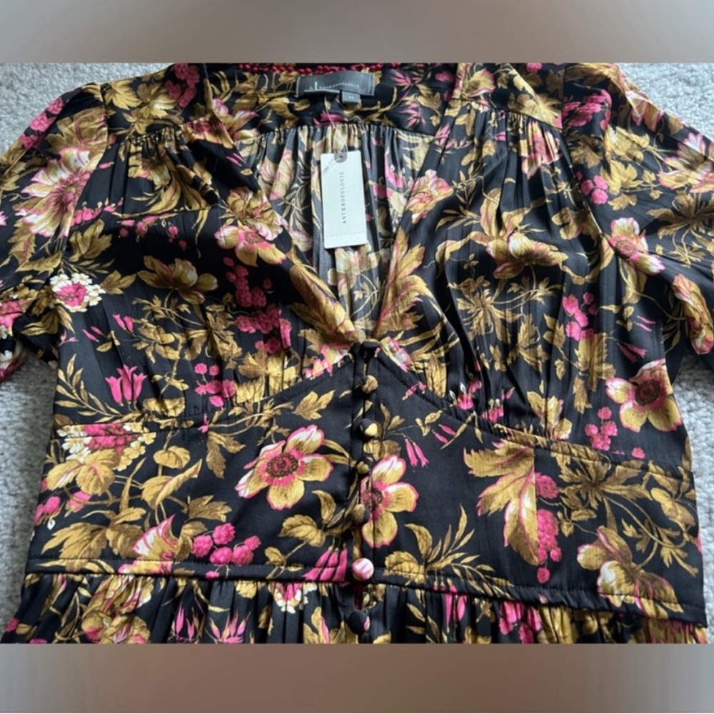 Anthropologie - Deep V Tunic - Size SX - Picture 6 of 8